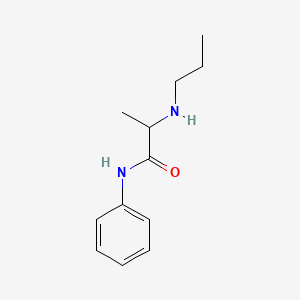 molecular formula C12H18N2O B1451850 N-phenyl-2-(propylamino)propanamide CAS No. 42459-45-0