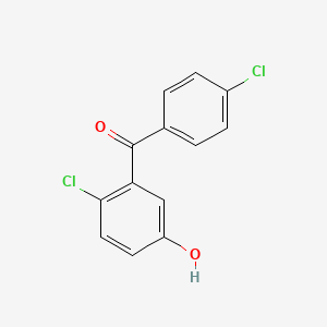 (2-Chloro-5-hydroxyphenyl)(4-chlorophenyl)methanone