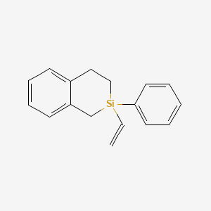 molecular formula C17H18Si B14518543 2-Ethenyl-2-phenyl-1,2,3,4-tetrahydro-2-benzosiline CAS No. 62381-48-0