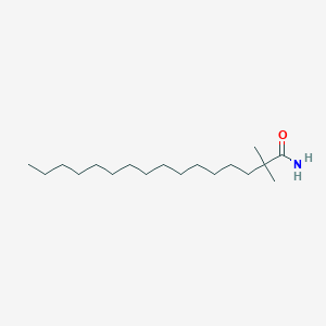 molecular formula C18H37NO B14518548 2,2-Dimethylhexadecanamide CAS No. 62641-20-7