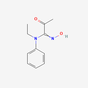 N-Ethyl-N'-hydroxy-2-oxo-N-phenylpropanimidamide