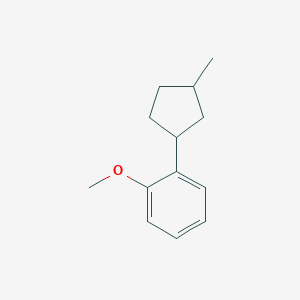 1-Methoxy-2-(3-methylcyclopentyl)benzene