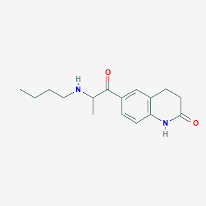 6-[2-(Butylamino)propanoyl]-3,4-dihydroquinolin-2(1H)-one