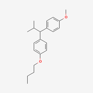 1-Butoxy-4-[1-(4-methoxyphenyl)-2-methylpropyl]benzene