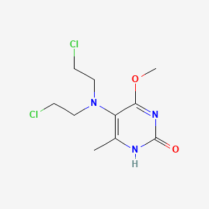 5-[Bis(2-chloroethyl)amino]-4-methoxy-6-methylpyrimidin-2(1H)-one