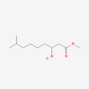 molecular formula C11H22O3 B14518752 Methyl 3-hydroxy-8-methylnonanoate CAS No. 62675-81-4