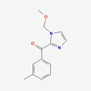 molecular formula C13H14N2O2 B14518765 [1-(Methoxymethyl)-1H-imidazol-2-yl](3-methylphenyl)methanone CAS No. 62487-36-9