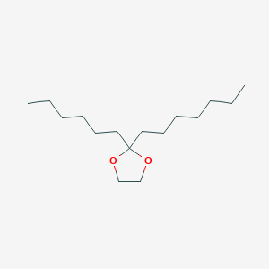 2-Heptyl-2-hexyl-1,3-dioxolane