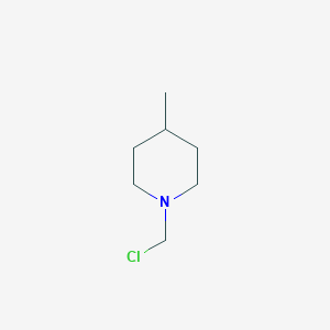 molecular formula C7H14ClN B14518797 1-(Chloromethyl)-4-methylpiperidine CAS No. 62723-47-1