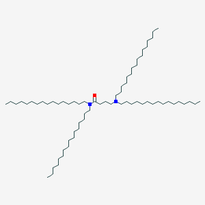 molecular formula C68H138N2O B14518806 4-(Dihexadecylamino)-N,N-dihexadecylbutanamide CAS No. 62746-35-4