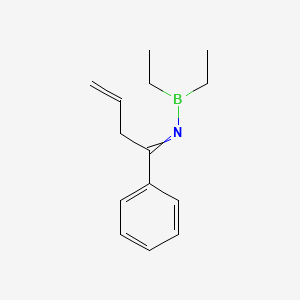 N-(Diethylboranyl)-1-phenylbut-3-en-1-imine