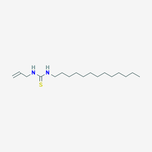 molecular formula C17H34N2S B14518910 N-Prop-2-en-1-yl-N'-tridecylthiourea CAS No. 62552-07-2