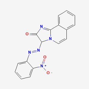 Imidazo[2,1-a]isoquinolin-2(3H)-one, 3-[(2-nitrophenyl)azo]-