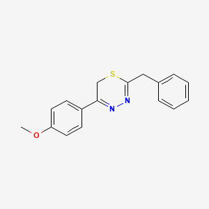 2-Benzyl-5-(4-methoxyphenyl)-6H-1,3,4-thiadiazine