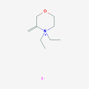 4,4-Diethyl-3-methylidenemorpholin-4-ium iodide