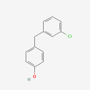 4-[(3-Chlorophenyl)methyl]phenol