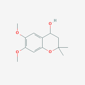 6,7-Dimethoxy-2,2-dimethyl-3,4-dihydro-2H-1-benzopyran-4-ol