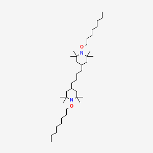 4,4'-(Butane-1,4-diyl)bis[2,2,6,6-tetramethyl-1-(octyloxy)piperidine]