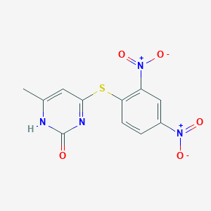 4-[(2,4-Dinitrophenyl)sulfanyl]-6-methylpyrimidin-2(1H)-one