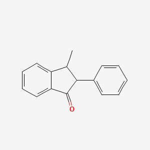 1H-Inden-1-one, 2,3-dihydro-3-methyl-2-phenyl-