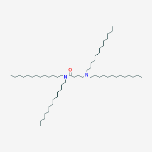 molecular formula C56H114N2O B14519100 4-(Ditridecylamino)-N,N-ditridecylbutanamide CAS No. 62746-33-2