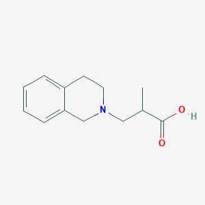 3-(3,4-Dihydroisoquinolin-2(1H)-yl)-2-methylpropanoic acid