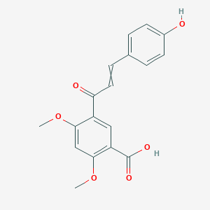 5-[3-(4-Hydroxyphenyl)acryloyl]-2,4-dimethoxybenzoic acid