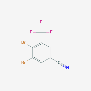 3,4-Dibromo-5-(trifluoromethyl)benzonitrile