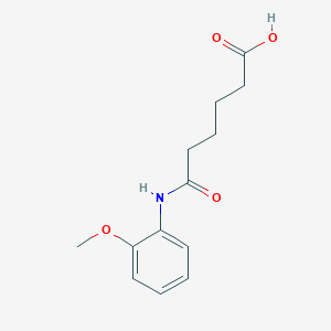 5-[(2-Methoxyphenyl)carbamoyl]pentanoic acid