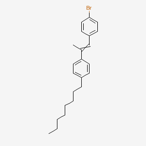 1-Bromo-4-[2-(4-octylphenyl)prop-1-en-1-yl]benzene