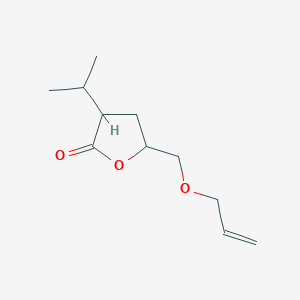 3-Propan-2-yl-5-(prop-2-enoxymethyl)oxolan-2-one