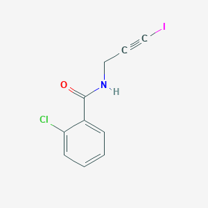 2-Chloro-N-(3-iodoprop-2-yn-1-yl)benzamide