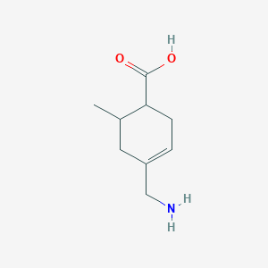 4-(Aminomethyl)-6-methylcyclohex-3-ene-1-carboxylic acid