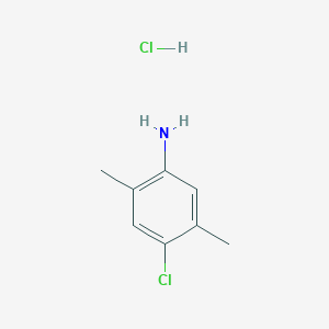 molecular formula C8H11Cl2N B14519304 4-Chloro-2,5-dimethylaniline;hydrochloride CAS No. 62564-48-1