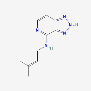 1h-1,2,3-Triazolo[4,5-c]pyridin-4-amine,n-(3-methyl-2-butenyl)-