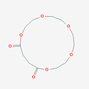 1,4,7,10,13-Pentaoxacycloheptadecane-14,17-dione