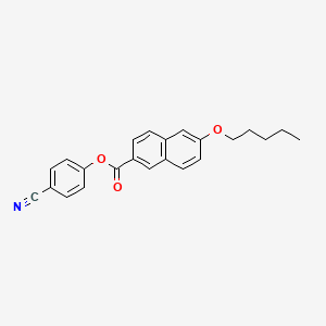 4-Cyanophenyl 6-(pentyloxy)naphthalene-2-carboxylate