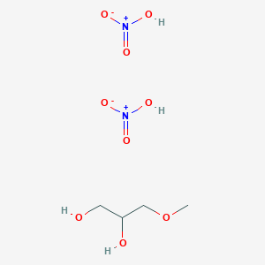 3-Methoxypropane-1,2-diol;nitric acid