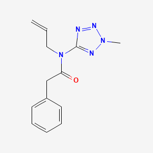 N-(2-Methyl-2H-tetrazol-5-yl)-2-phenyl-N-(prop-2-en-1-yl)acetamide