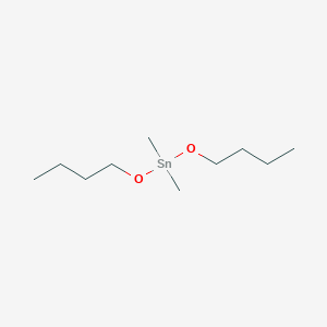 molecular formula C10H24O2Sn B14519350 Dibutoxy(dimethyl)stannane CAS No. 62720-38-1