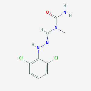 molecular formula C9H10Cl2N4O B14519361 N-Carbamoyl-N'-(2,6-dichlorophenyl)-N-methylmethanehydrazonamide CAS No. 62577-57-5