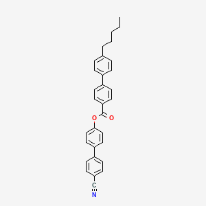 [1,1'-Biphenyl]-4-carboxylic acid, 4'-pentyl-, 4'-cyano[1,1'-biphenyl]-4-yl ester