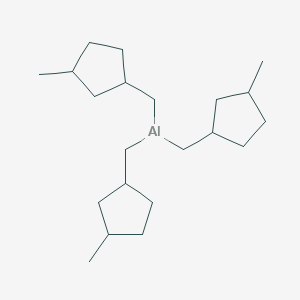 Tris[(3-methylcyclopentyl)methyl]alumane