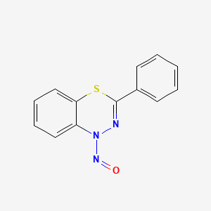 1-Nitroso-3-phenyl-1H-4,1,2-benzothiadiazine