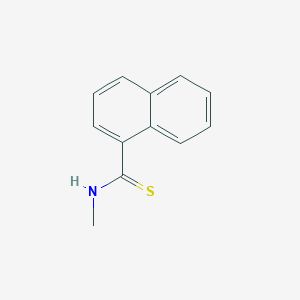 molecular formula C12H11NS B14519411 N-Methylnaphthalene-1-carbothioamide CAS No. 62659-24-9