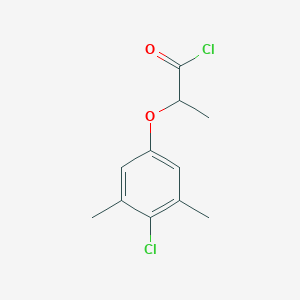 molecular formula C11H12Cl2O2 B1451944 2-(4-Chloro-3,5-dimethylphenoxy)propanoyl chloride CAS No. 1160257-38-4