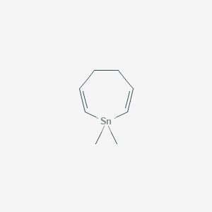 molecular formula C8H14Sn B14519440 1,1-Dimethyl-4,5-dihydro-1H-stannepine CAS No. 62496-50-8