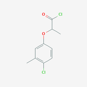 molecular formula C10H10Cl2O2 B1451945 2-(4-Chloro-3-methylphenoxy)propanoyl chloride CAS No. 68720-35-4