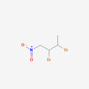 molecular formula C4H7Br2NO2 B14519516 2,3-Dibromo-1-nitrobutane CAS No. 62545-04-4