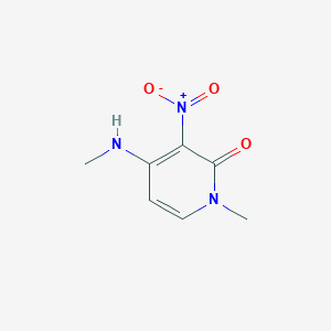 1-Methyl-4-(methylamino)-3-nitropyridin-2(1H)-one